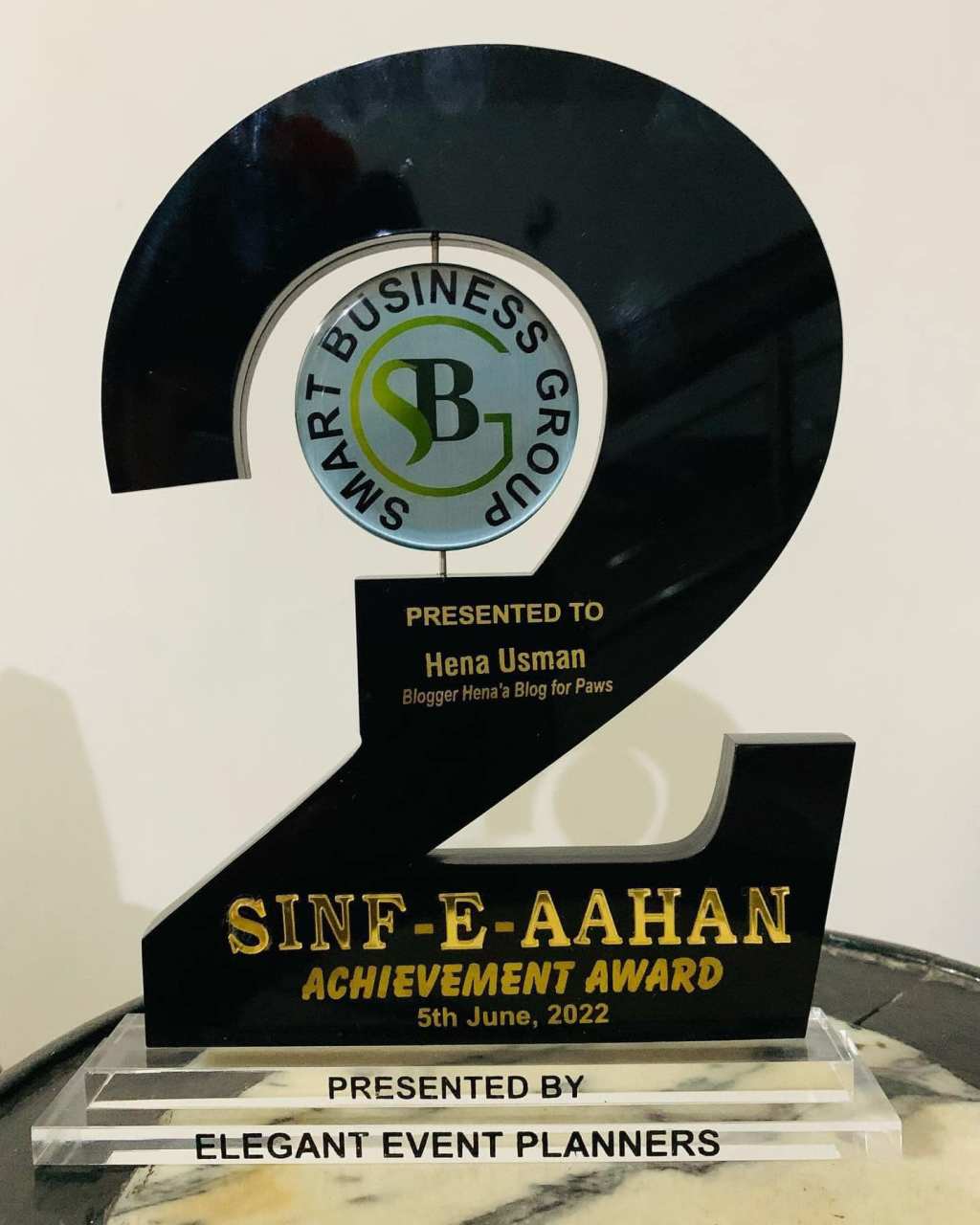 Sinf-e-Aahan Award (The Iron&nbsp;Lady)