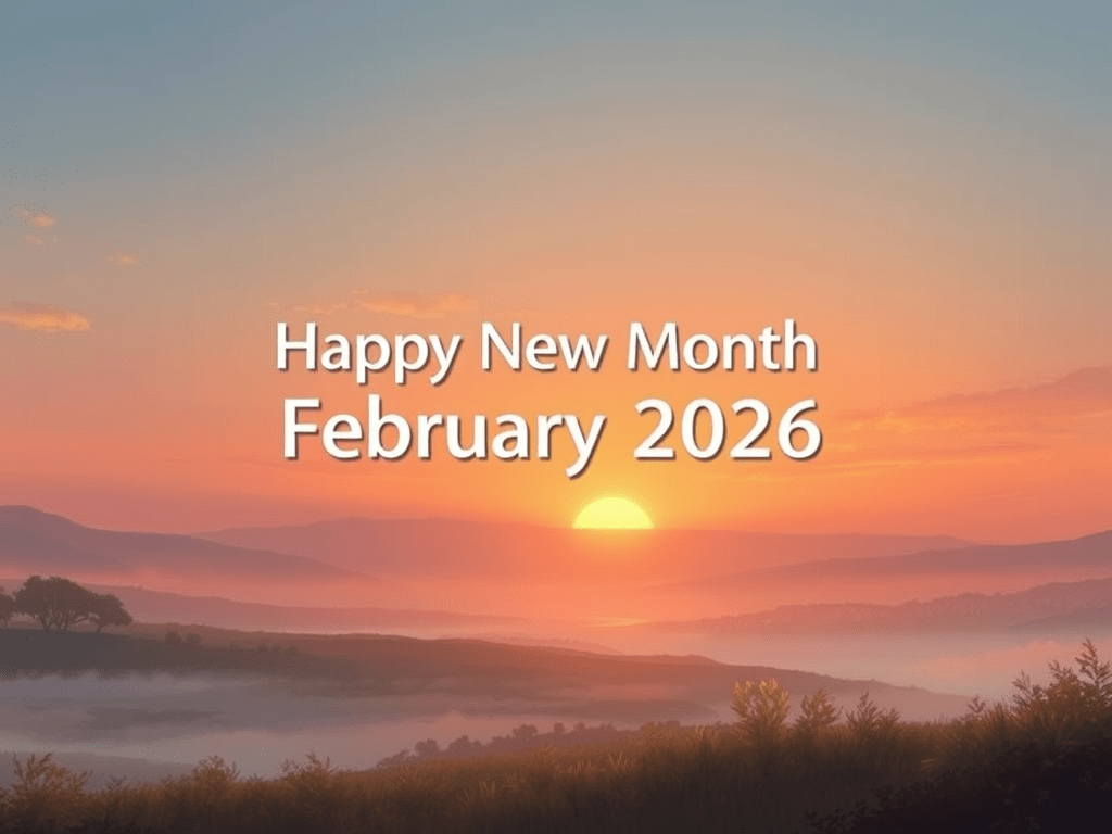Happy New Month Of February 2026